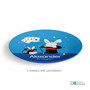 Cute Magician Boy Kids Plate