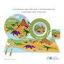 Dinosaurs in the Jungle Kids Plate