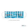 Blue Camouflage Kids Plate