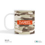 Brown Camouflage Kids Plate