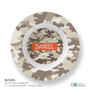 Brown Camouflage Kids Plate