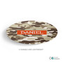 Brown Camouflage Kids Plate
