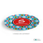 Super Hero Stars Kids Plate