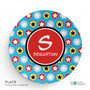 Super Hero Stars Kids Plate