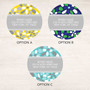 Stamped Blossoms Label Set