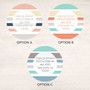 Array of Stripes Label Set