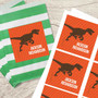 Dino And Me - Orange Gift Label Set