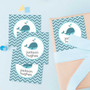 Sweet Little Blue Whale Gift Label Set