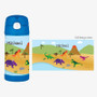 Dinosaurs in the Jungle Thermos Bottle