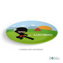 Cool Super Ninja Kids Plate