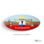Cool Scientist Boy Kids Plate