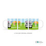 Sweet Panda Custom Plate for Girls