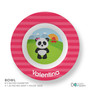 Sweet Panda Custom Plate for Girls