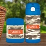 Brown Camouflage Thermos Food Jar