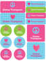 Love & Peace Waterproof Labels Variety Pack (Set of 56)
