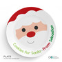 Cookies for Santa Kids Plate
