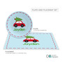 Here Comes The Xmas Tree Kids Plate