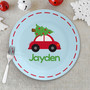 Here Comes The Xmas Tree Kids Plate