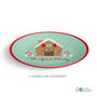 Our Sweet Xmas House Christmas Plate