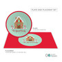 Our Sweet Xmas House Christmas Plate