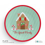 Our Sweet Xmas House Christmas Plate