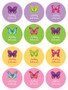 Bright Butterflies Waterproof Labels for Kids (Set of 48)