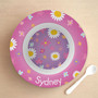 Field Of Flowers Purple Kids Bowl