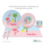 Sweet Flamingo Love Kids Bowl