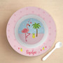 Sweet Flamingo Love Kids Bowl