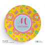 Yellow flowers Pattern Kids Bowl