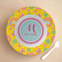 Yellow flowers Pattern Kids Bowl