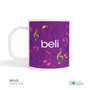 Girly Music Notes Kids Bowl