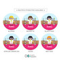 Cute Scientist Girl Kids Bowl