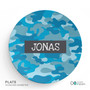 Blue Camouflage Kids Bowl