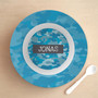 Blue Camouflage Kids Bowl