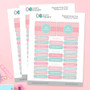 Pretty Quatrefoil Labels Rectangular Pack