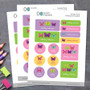 Bright Butterflies Waterproof Labels Variety Pack