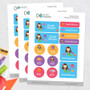 Sweet Mermaid Waterproof Labels Variety Pack (Set of 56)