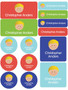 Just Like Me Boy Waterproof Labels Variety Pack (Set of 56)