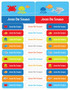 Cute Underwater Animals Labels Rectangular Pack (Set of 128)