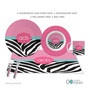 Zebra and Pink Kids Placemat