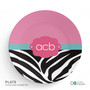 Zebra and Pink Kids Placemat