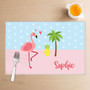 Sweet Flamingo Love Kids Placemat