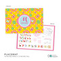 Yellow flowers Pattern Kids Placemat