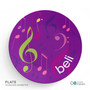 Girly Music Notes Kids Placemat