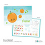 Yummy Orange Kids Placemat