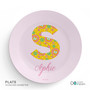 Flower Initial Kids Placemat