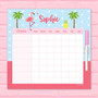 Sweet Flamingo Love Chore List For Kids