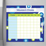 Circles And Circles Blue Chore Chart For Teens