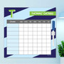 Brilliant initial Blue Chore Chart